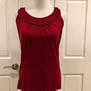 Banana Republic EUC Red Tank m Medium